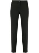 Lédition Slim Fit Cropped Trousers - Black