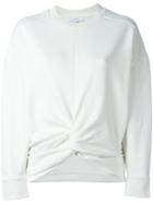 Iro Front Knot Sweatshirt, Women's, Size: Xs, White, Cotton