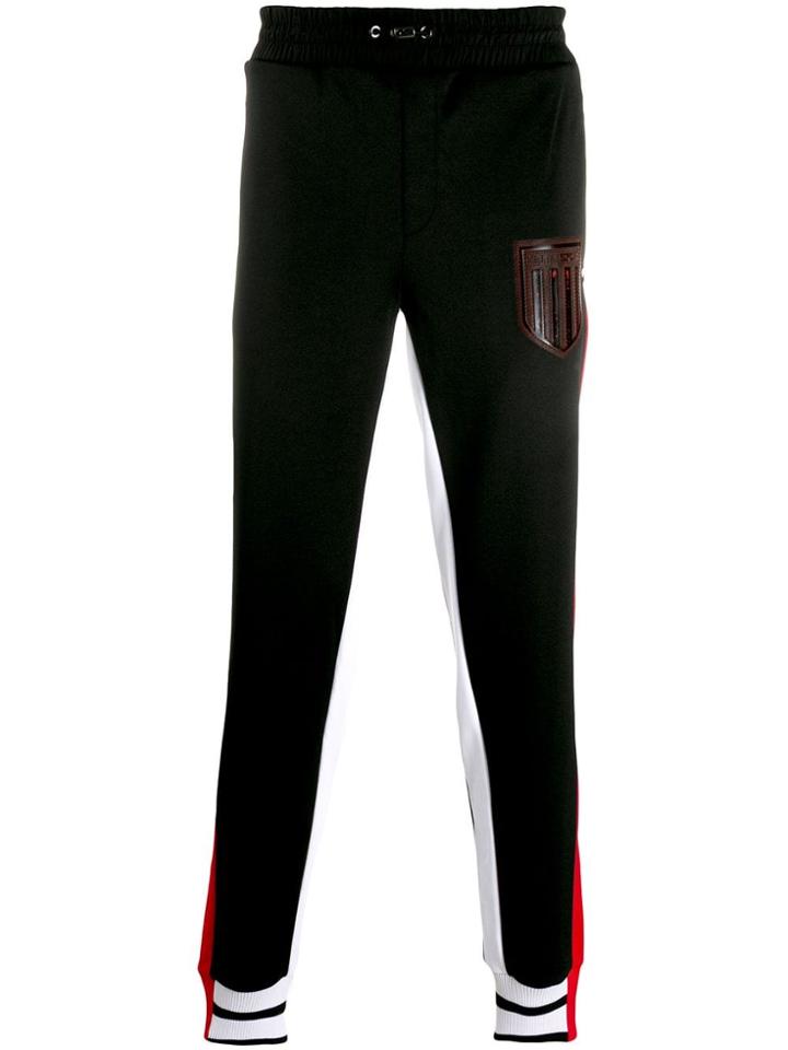 Plein Sport Stripe Track Pants - Black