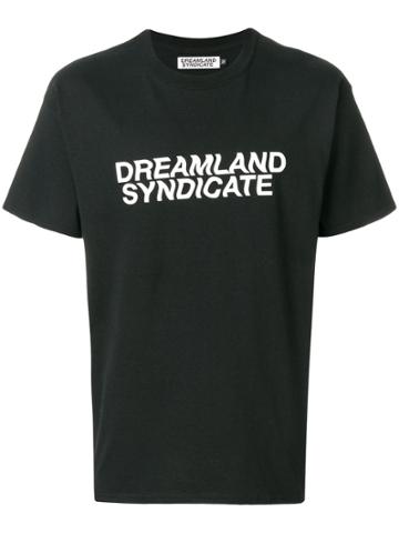 Dreamland Syndicate Logo Print T-shirt - Black