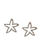 Oscar De La Renta Starfish Earrings - Metallic