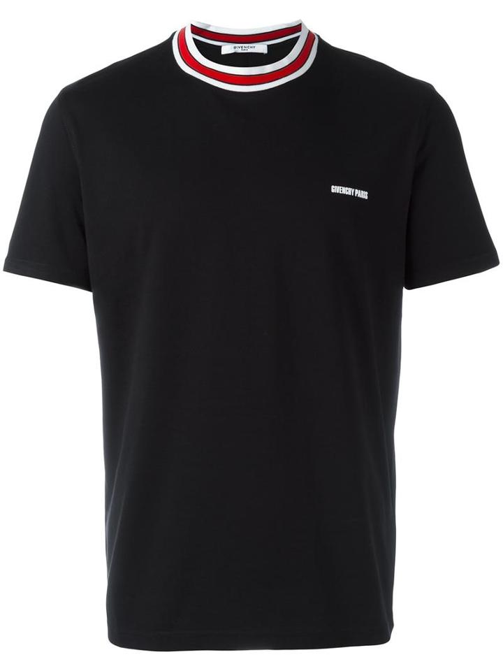 Givenchy Cuban-fit Logo T-shirt, Men's, Size: Xl, Black, Cotton