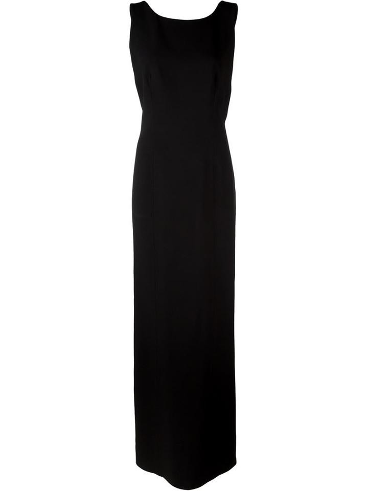 Roberto Capucci V-back Evening Dress