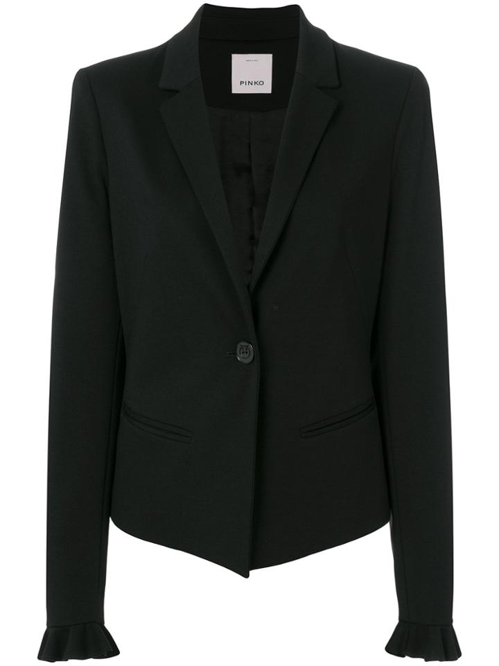 Pinko Single Button Blazer - Black