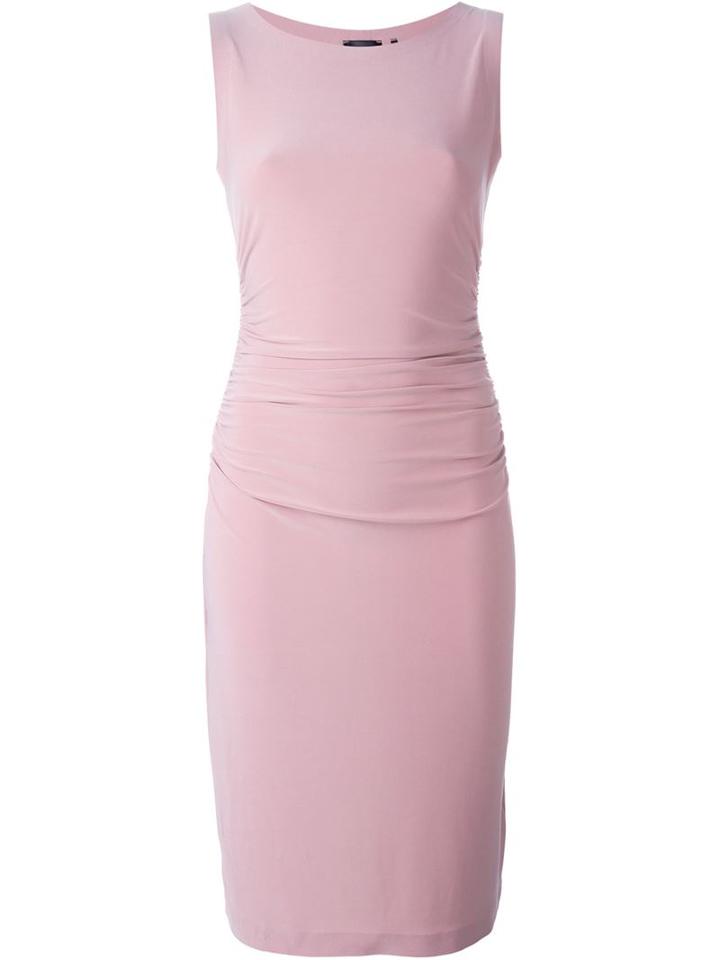 Norma Kamali Shirred Waist Dress