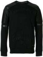Philipp Plein - Embroidered Sweatshirt - Men - Cotton/polyester/polyurethane - M, Black, Cotton/polyester/polyurethane