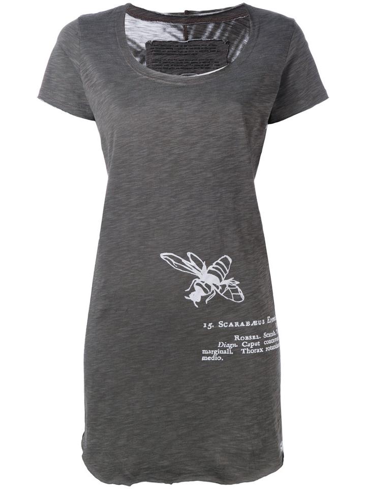 Rundholz - Oversized Printed T-shirt - Women - Cotton - M, Black, Cotton