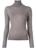 N.peal Turtleneck Knit Top, Women's, Size: Small, Grey, Cashmere