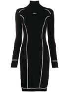 Off-white Logo Knitted Dress - Black