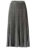 Gig - Midi Knitted Skirt - Women - Polyester - M, Grey, Polyester