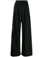 Erika Cavallini Tailored Wide Leg Trousers - Black