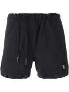 11 By Boris Bidjan Saberi Off-centre Drawstring Swim Shorts - Black