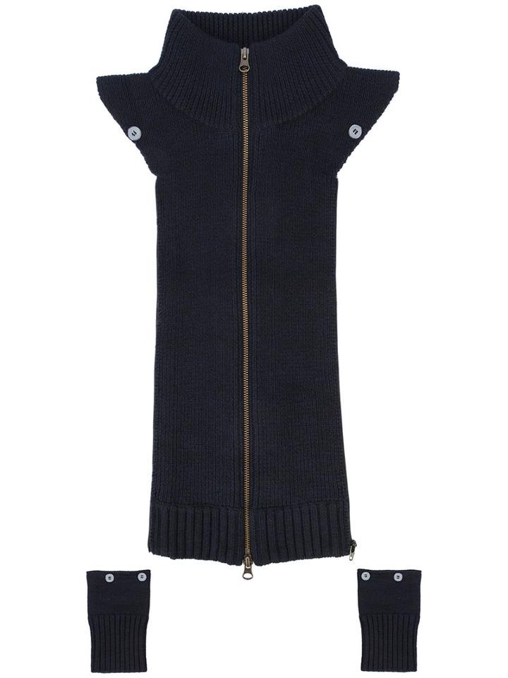 Veronica Beard - Dickey And Cuff Set - Women - Wool - One Size, Black, Wool