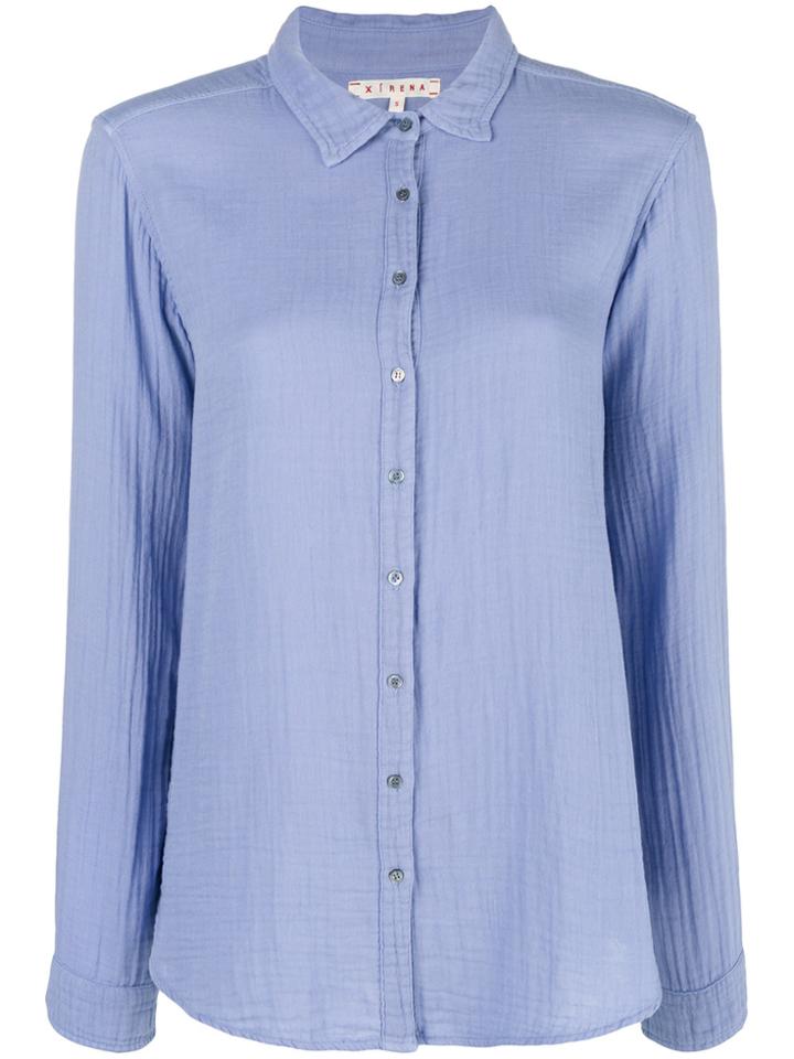 Xirena Plain Lightweight Shirt - Blue