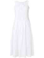 Comme Des Garçons Comme Des Garçons Embroidered Flared Midi Dress -