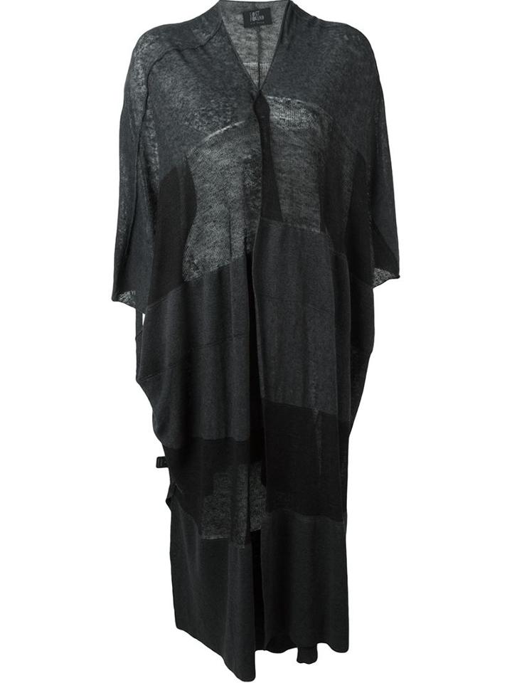 Lost And Found Panelled Long Cardigan