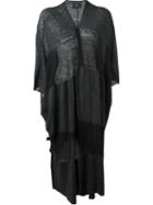 Lost And Found Panelled Long Cardigan