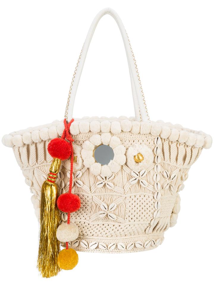 Figue Tuk Tuk Tote Bag - White