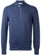 Brunello Cucinelli Zipped Jacket, Size: 50, Blue, Cotton