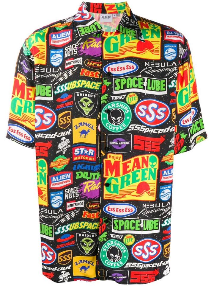 Sss World Corp Hawaiian Shirt - Black