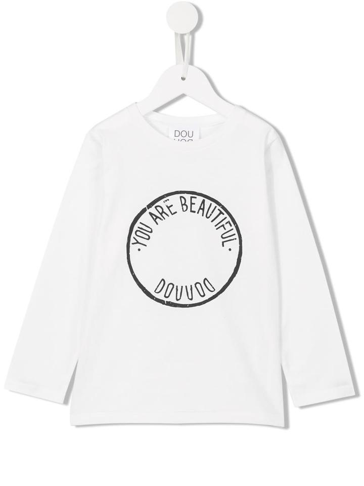 Douuod Kids You Are Beautiful T-shirt, Toddler Girl's, Size: 2 Yrs, White