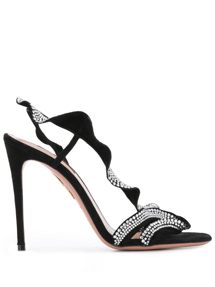Aquazzura Sue Sandals - Black