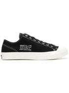 Neighborhood Contrast Stitch Sneakers - Black