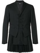 Dsquared2 Pleated Panel Waistcoat Blazer - Black