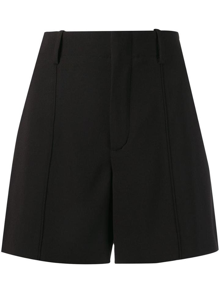 Chloé A-line Mini Shorts - Black