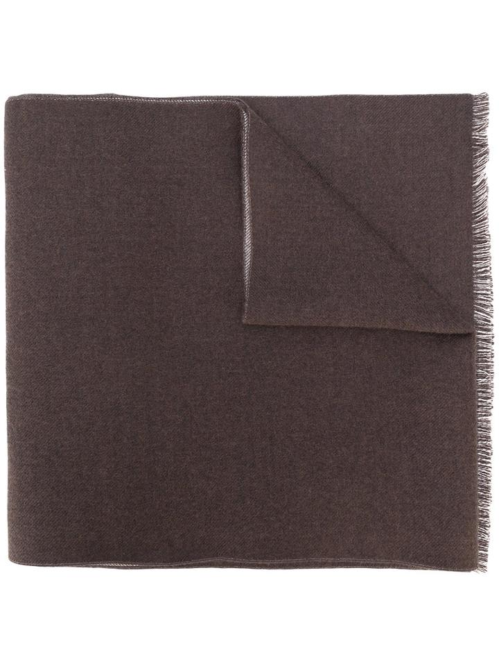 Gucci - Gg Jacquard Scarf - Men - Wool - One Size, Brown, Wool