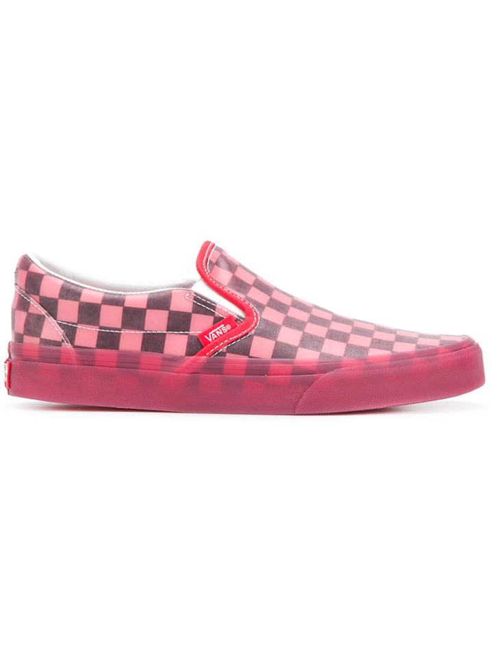 Vans Translucent Slip-on Sneakers - Pink & Purple
