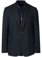 Alexander Mcqueen Single Breasted Jacket - Blue
