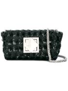 Sonia Rykiel - Le Copain Shoulder Bag - Women - Cotton/lamb Skin/polyester - One Size, Black, Cotton/lamb Skin/polyester