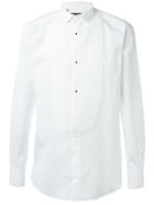 Dolce & Gabbana Bib Dinner Shirt - White