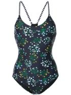 The Upside - Floral Print Swimsuit - Women - Polyamide/spandex/elastane - S, Blue