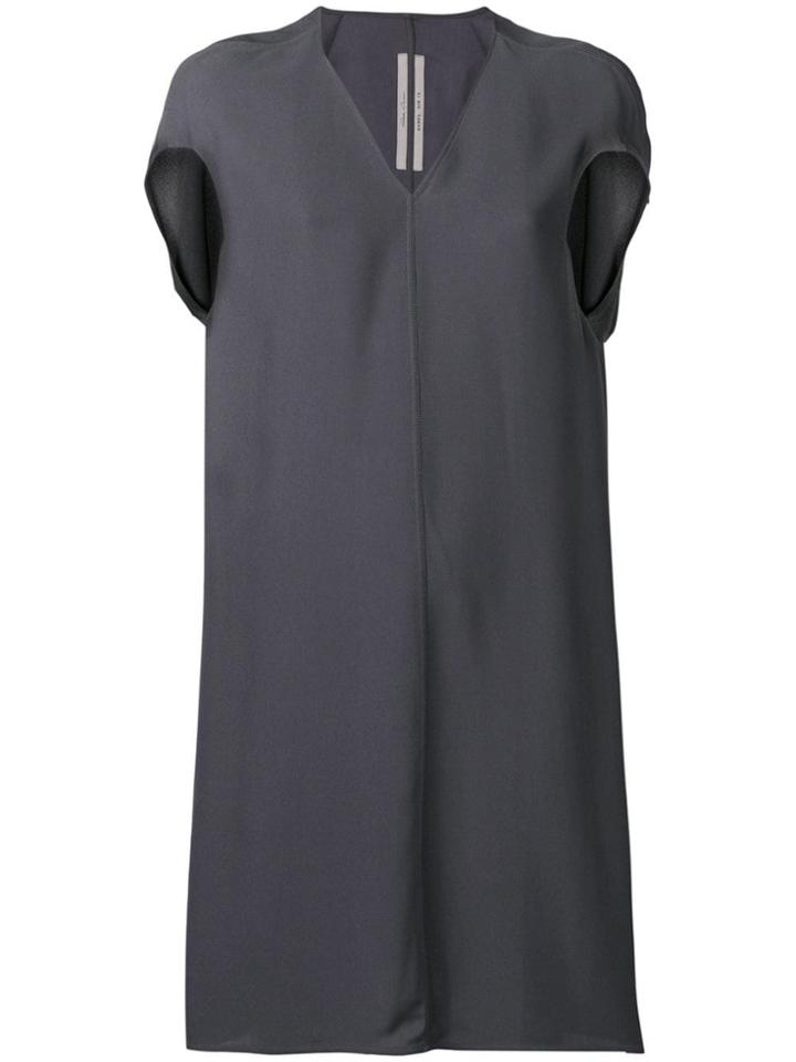 Rick Owens V-neck Dress - Blue