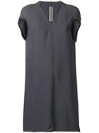 Rick Owens V-neck Dress - Blue