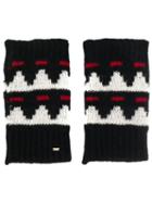 Saint Laurent Fingerless Gloves - Black