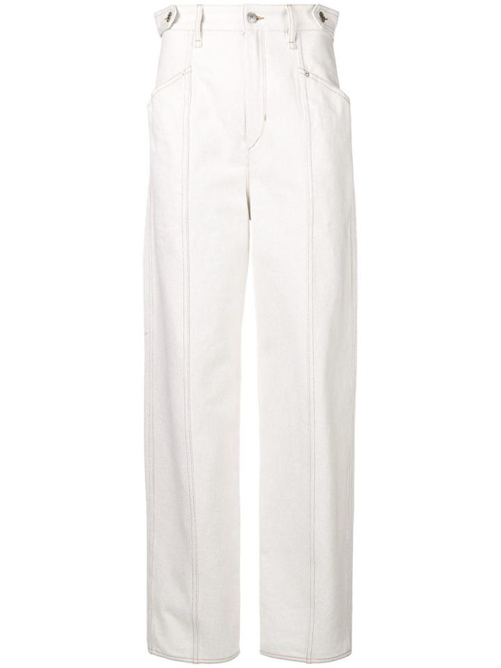 Isabel Marant Straight-leg Jeans - Neutrals