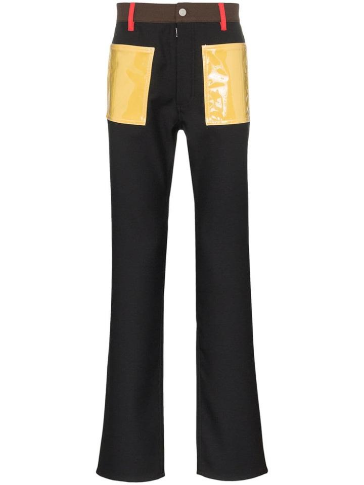 Maison Margiela Patch Pocket Straight-leg Jeans - Black