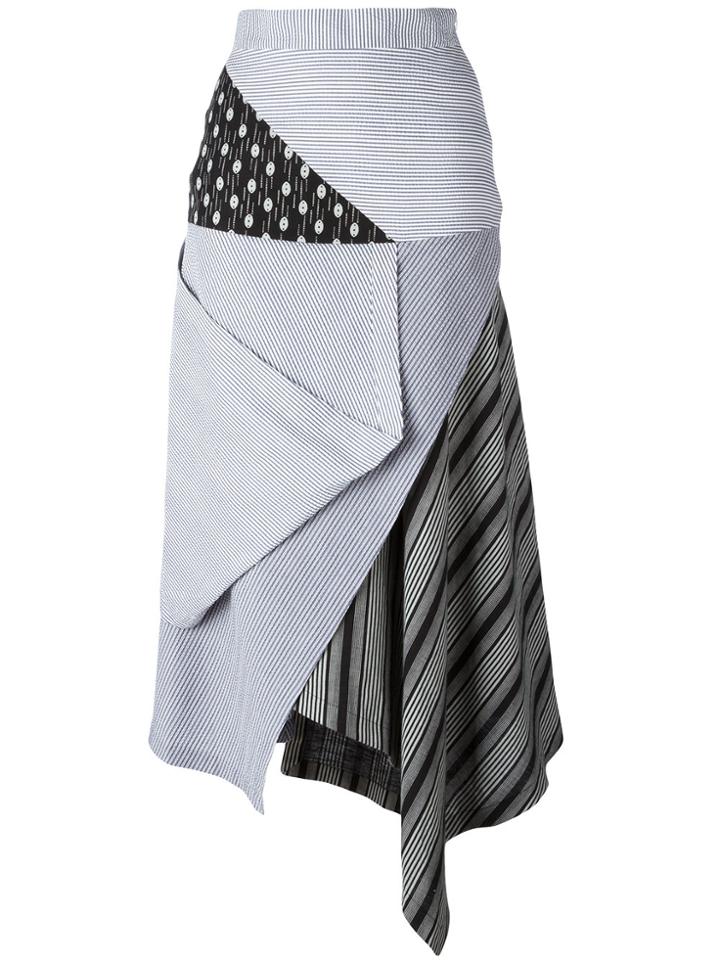 Jw Anderson Asymmetric Skirt - Grey
