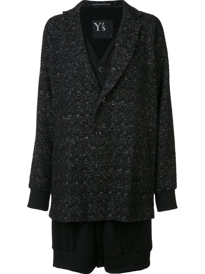 Y's Layered Oversized Coat