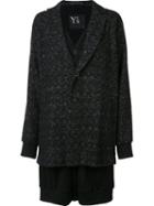 Y's Layered Oversized Coat