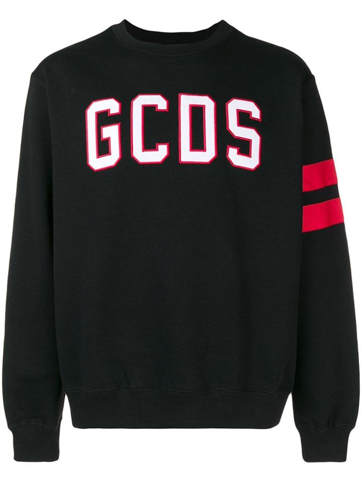 Gcds Logo Patch Sweatshirt - Black