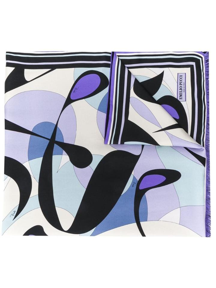 Emilio Pucci Alex Print Scarf - Neutrals