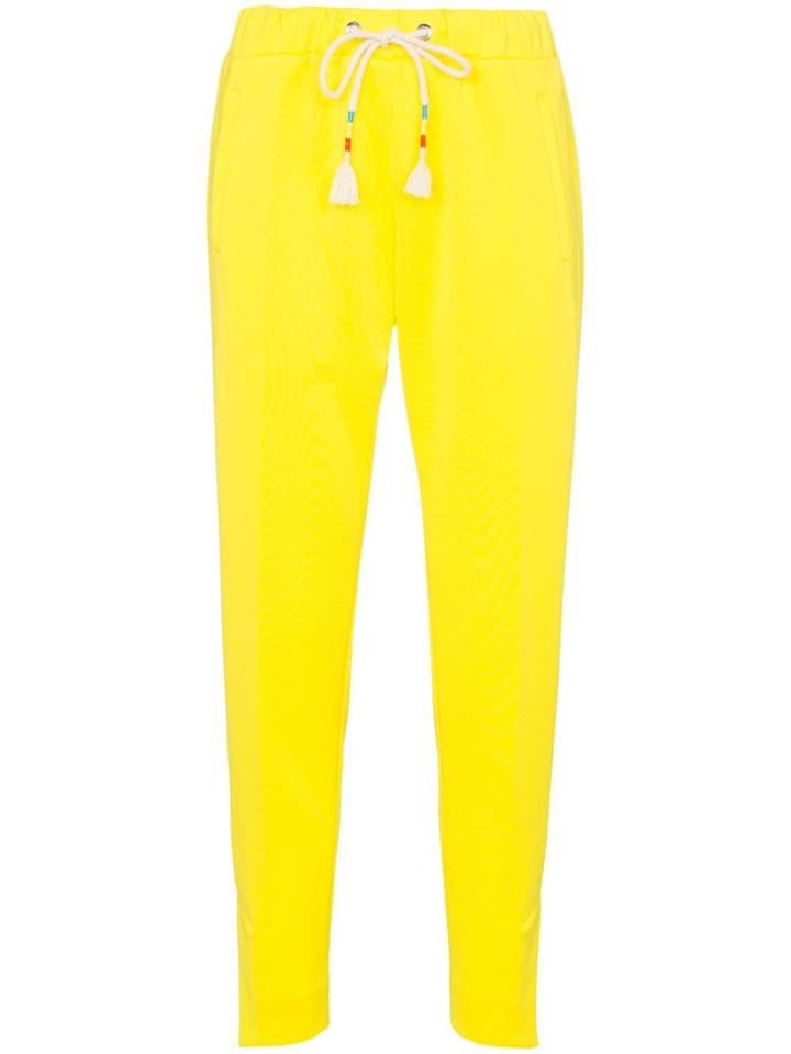 Mira Mikati Drawstring Fastening Track Pants - Yellow