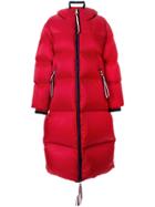 Hilfiger Collection Icon Oversized Down Coat - Red