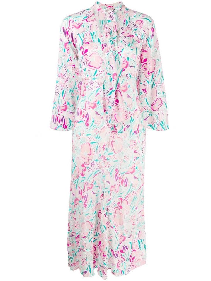 Rixo Floral Print Dress - White