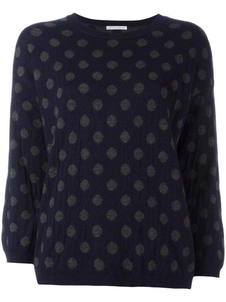 Société Anonyme Polka Dot Pullover, Women's, Size: 40, Blue, Cashmere/merino
