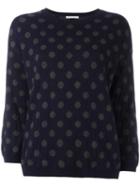 Société Anonyme Polka Dot Pullover, Women's, Size: 40, Blue, Cashmere/merino
